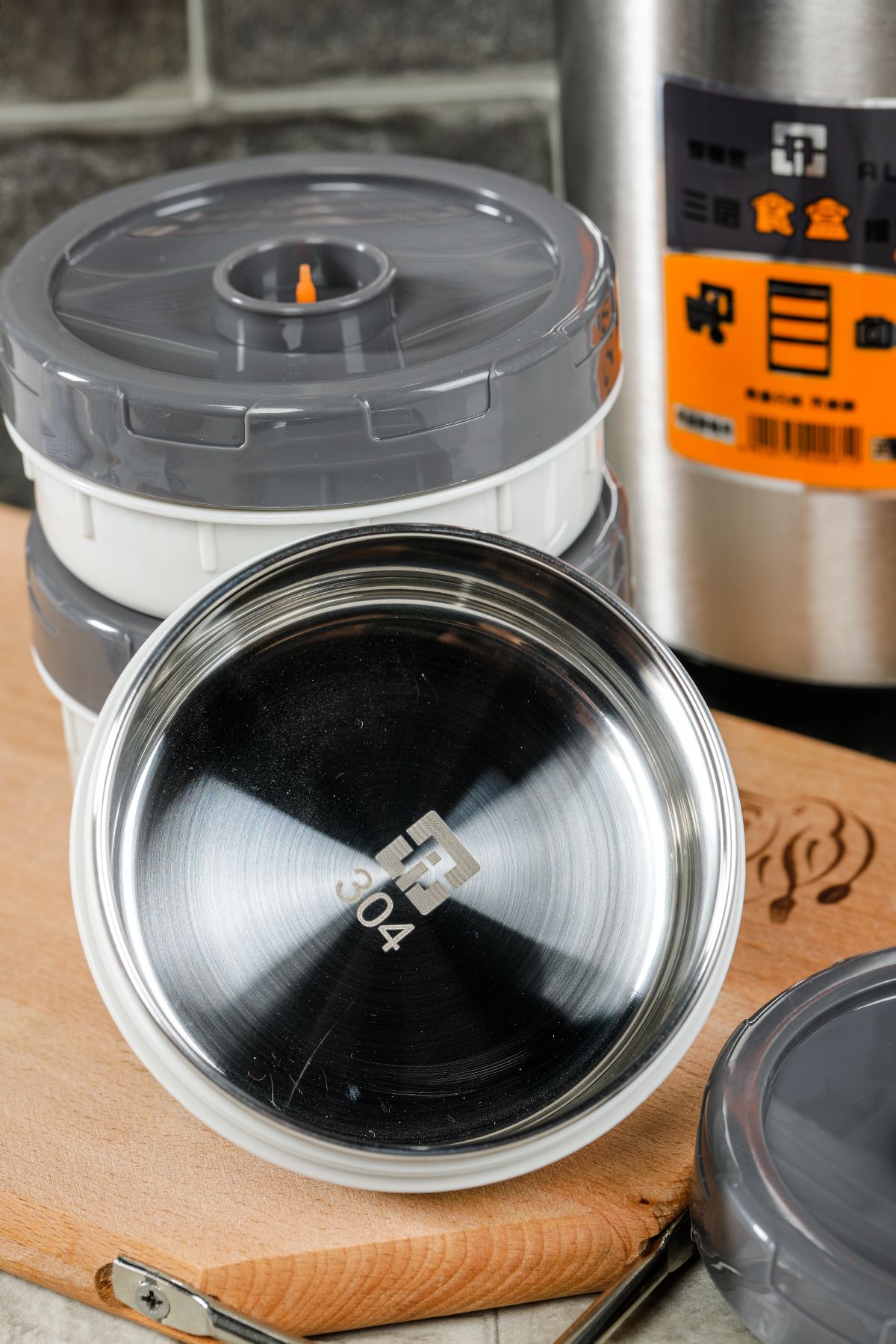 فلاسک سبز 3 'LT 1.9 LT لوکس استیل ضدزنگ Thermos Storey Paining Cooker
