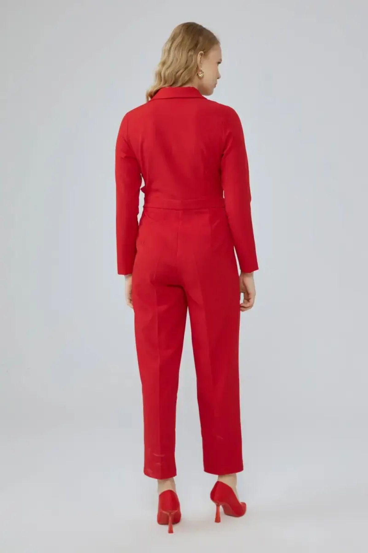 Red clearance boiler jumpsuit