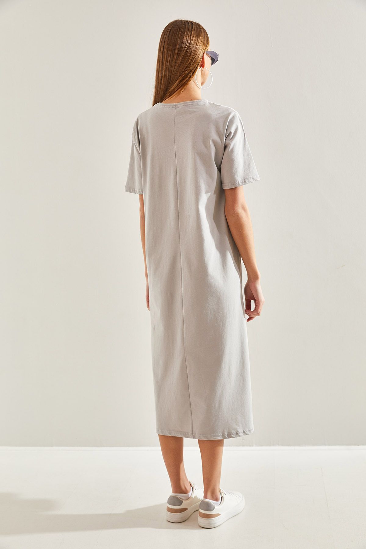 Bianco Lucci-Damen Double Basic Kleid 4