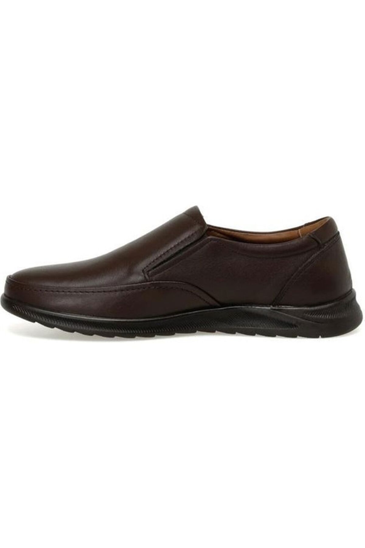 Polaris-106726 GENUINE LEATHER 5 POINT BROWN MEN'S SHOES 3