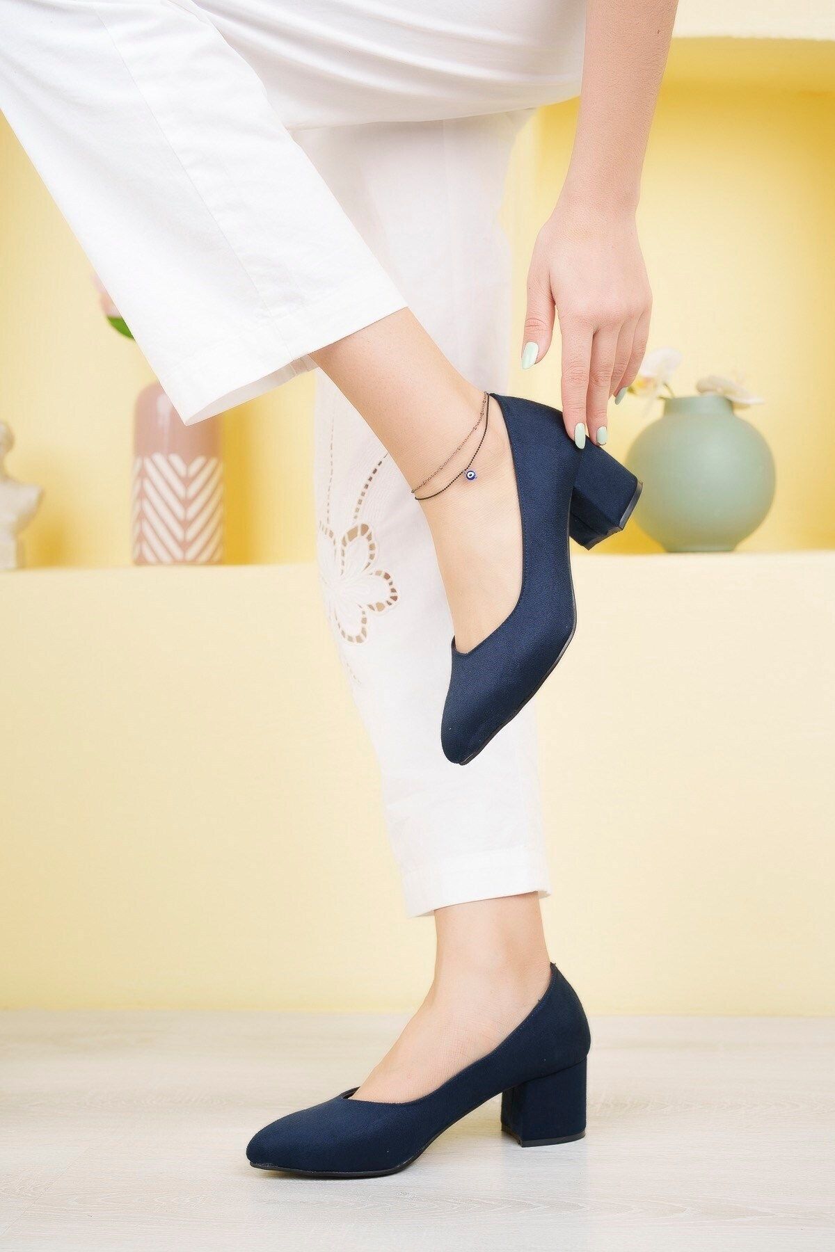 Uniqlo chunky shop heeled shoes
