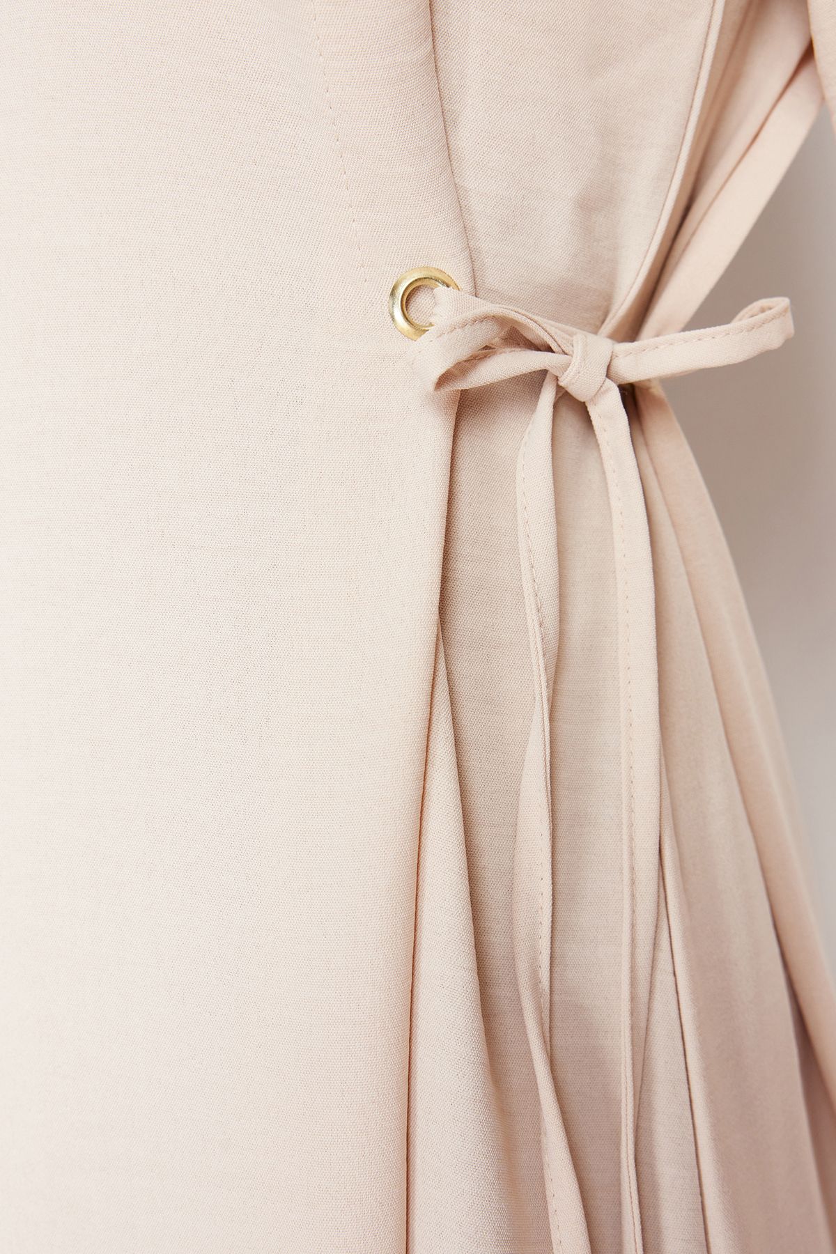 Trendyol Modest-Aerobin-Kleid mit Seilbindung und elastischen Ärmeln – Steingürtel TCTSS22EB00104 5