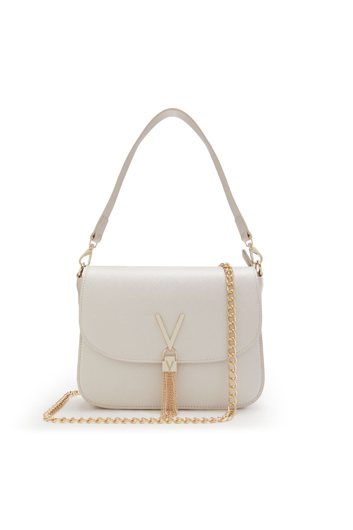 100de100Gübre Valentino Bags Divina Sa Witte Torebki Vbs1ij04platino Kobieta - One Size