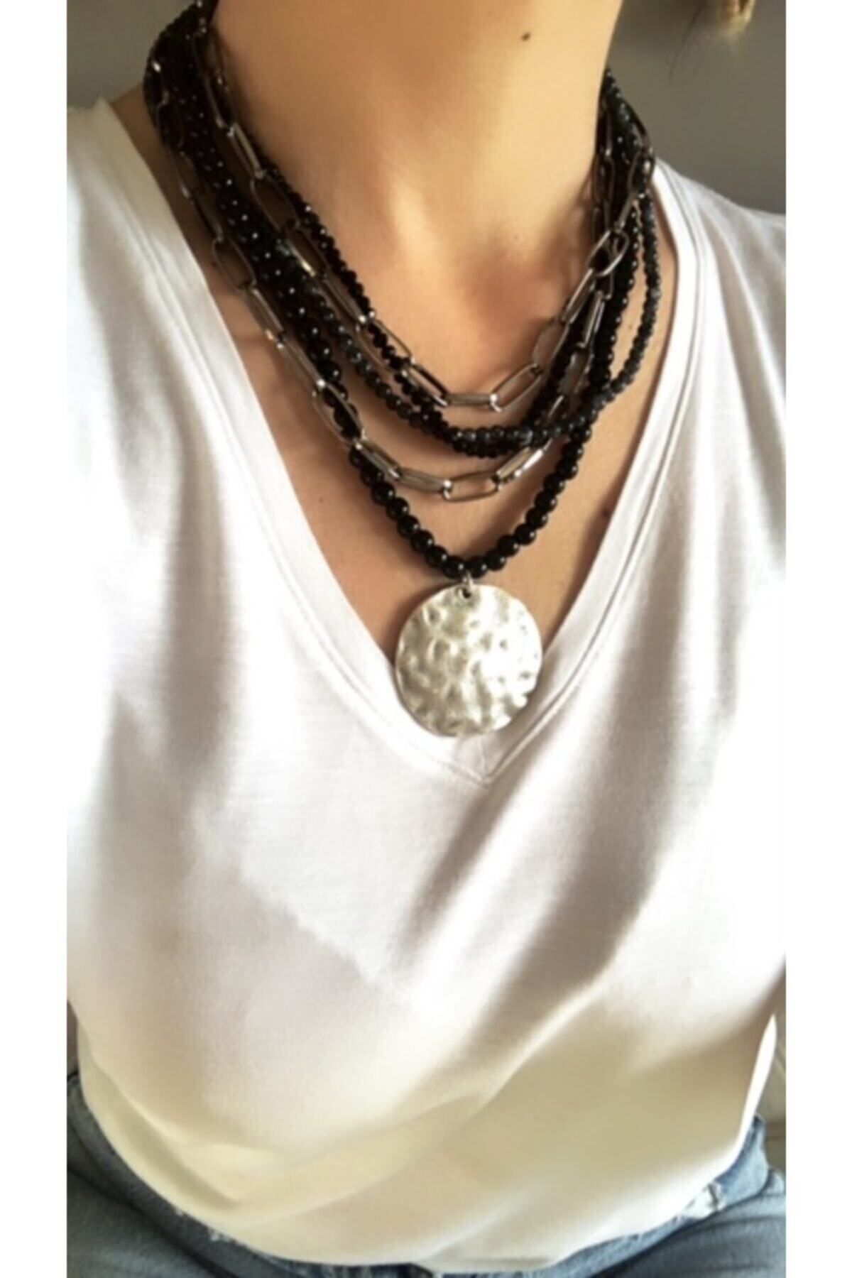 Multi deals bead necklace