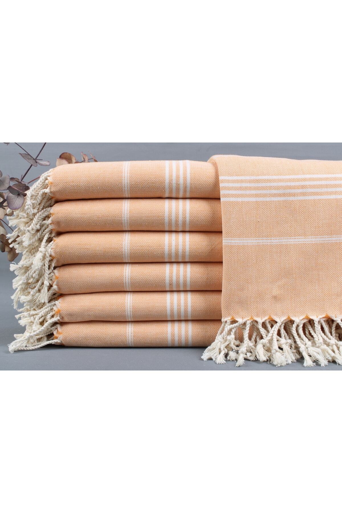 Peshtemal Orange 100x170 Cm Cotton Peshtemal