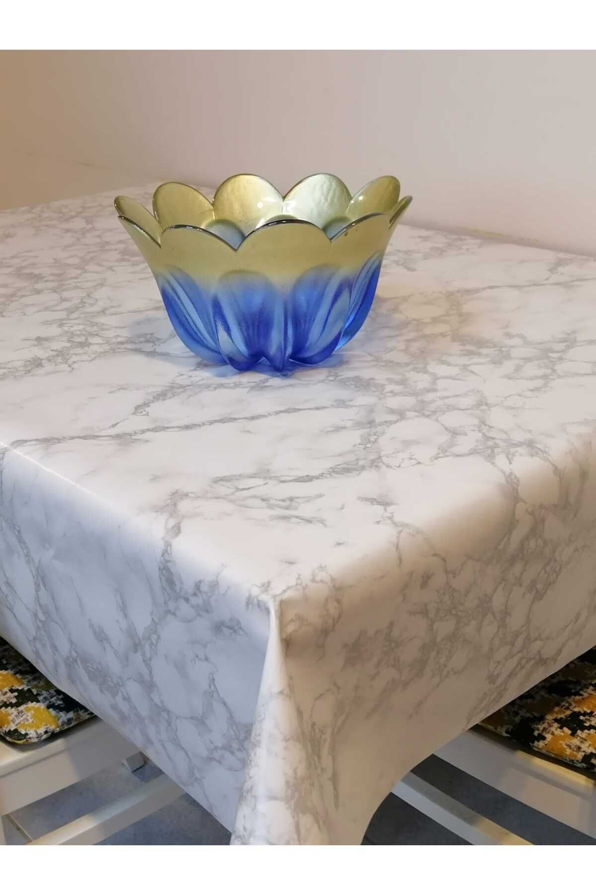 ELYAFLI PVC MUŞAMBA - DESENLİ SİLİNEBİLİR MASA ÖRTÜSÜ - 3