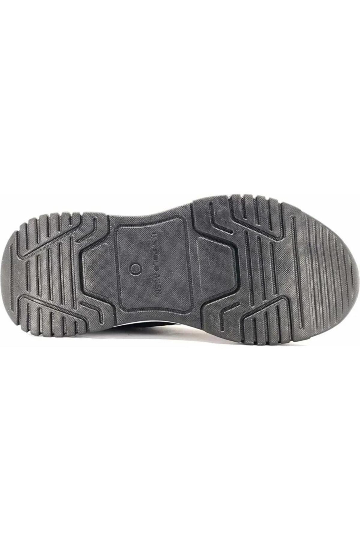 کفش U.S. Polo Assn. یو اس پولو ورزشی روزمره کژوال U.S.POLO ASSN MARCEL BLACK RED Comfort اورجینال - تصویر 5