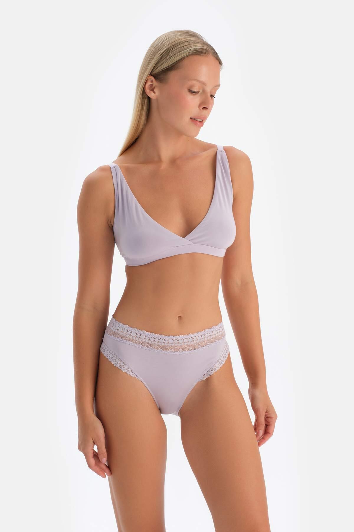 Dagi-Lila Slip mit Spitze 5