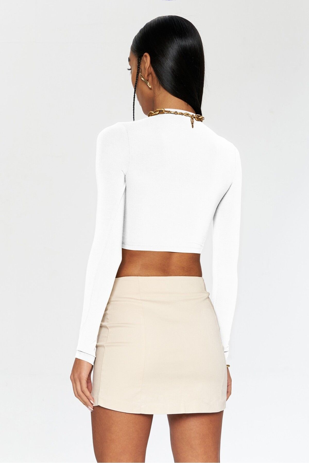 IAMNOTBASIC-White Cotton Top 2