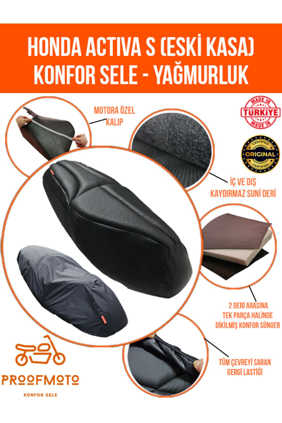 PROOFMOTO Honda Activa S Comfort Seat Cover Trendyol
