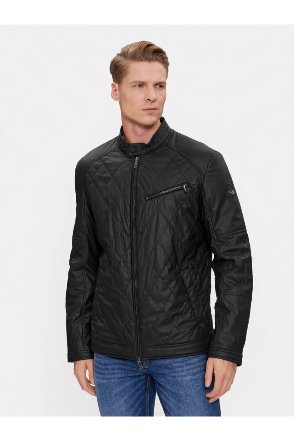 Guess Winter Jacket Black Regular fit