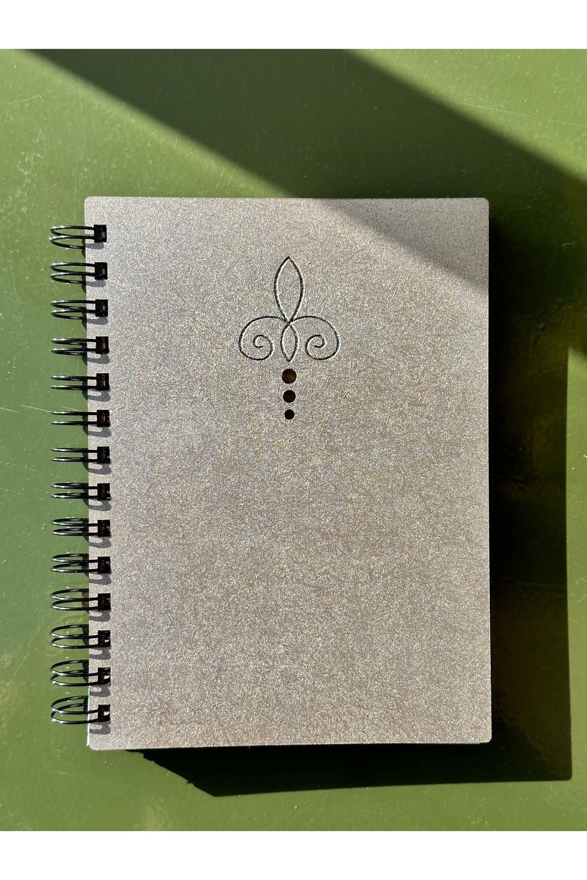 esamore concept-Custom Your Name Wooden Covered Agenda Notebook Diary, Spiral Wooden Covered Notebook, Memory Book 3