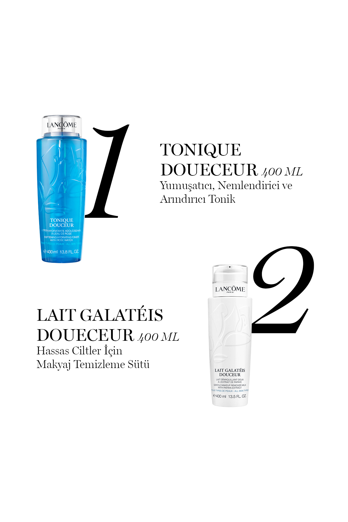 Lancome Tonique Douceur Cilt Bakım Seti 400 ml 3614274150476