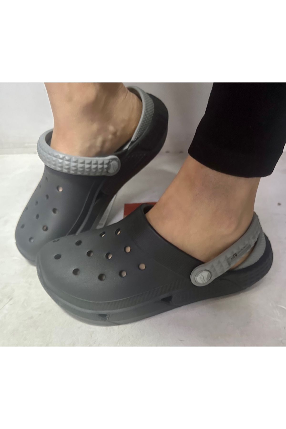 Ceyo WOMEN S BLACK COLOR Closed CROCS MODEL ORTHOPEDIC SOLE HOME HOSPITAL DOCTOR SLIPPERS TECH FOAM Trendyol