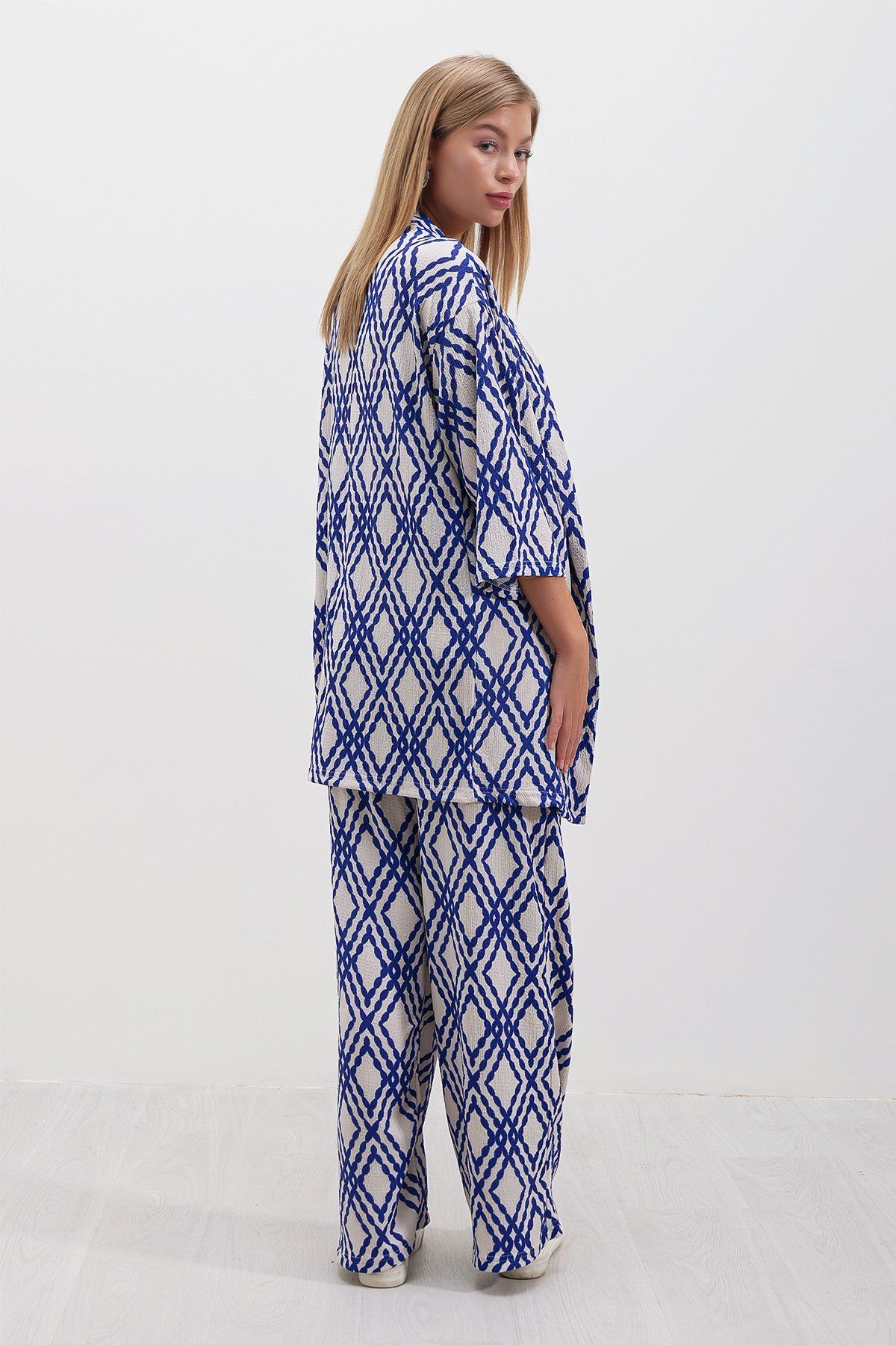 HAKKE-Gemustertes Kimono-Set 4