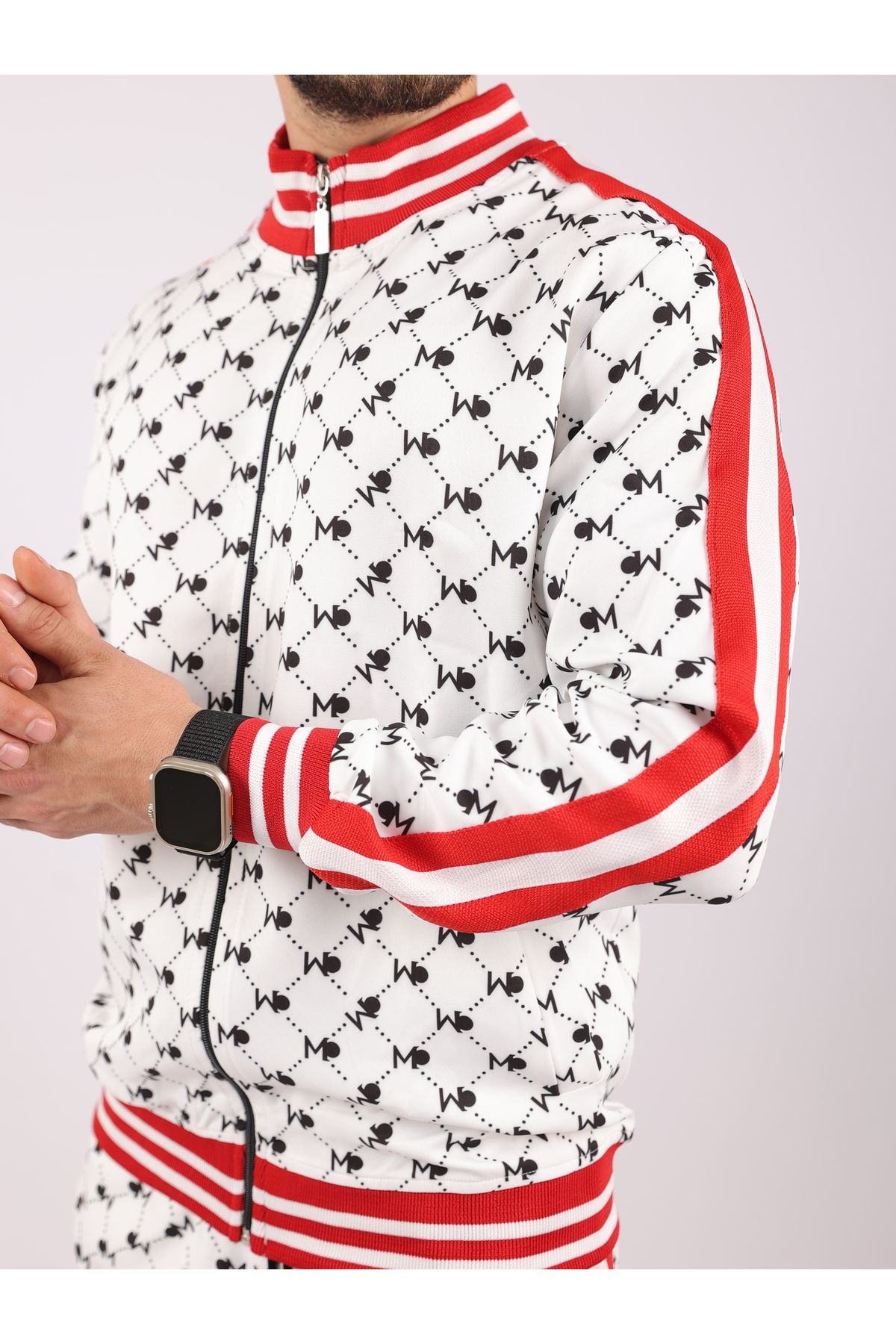 White gucci 2025 sweatsuit