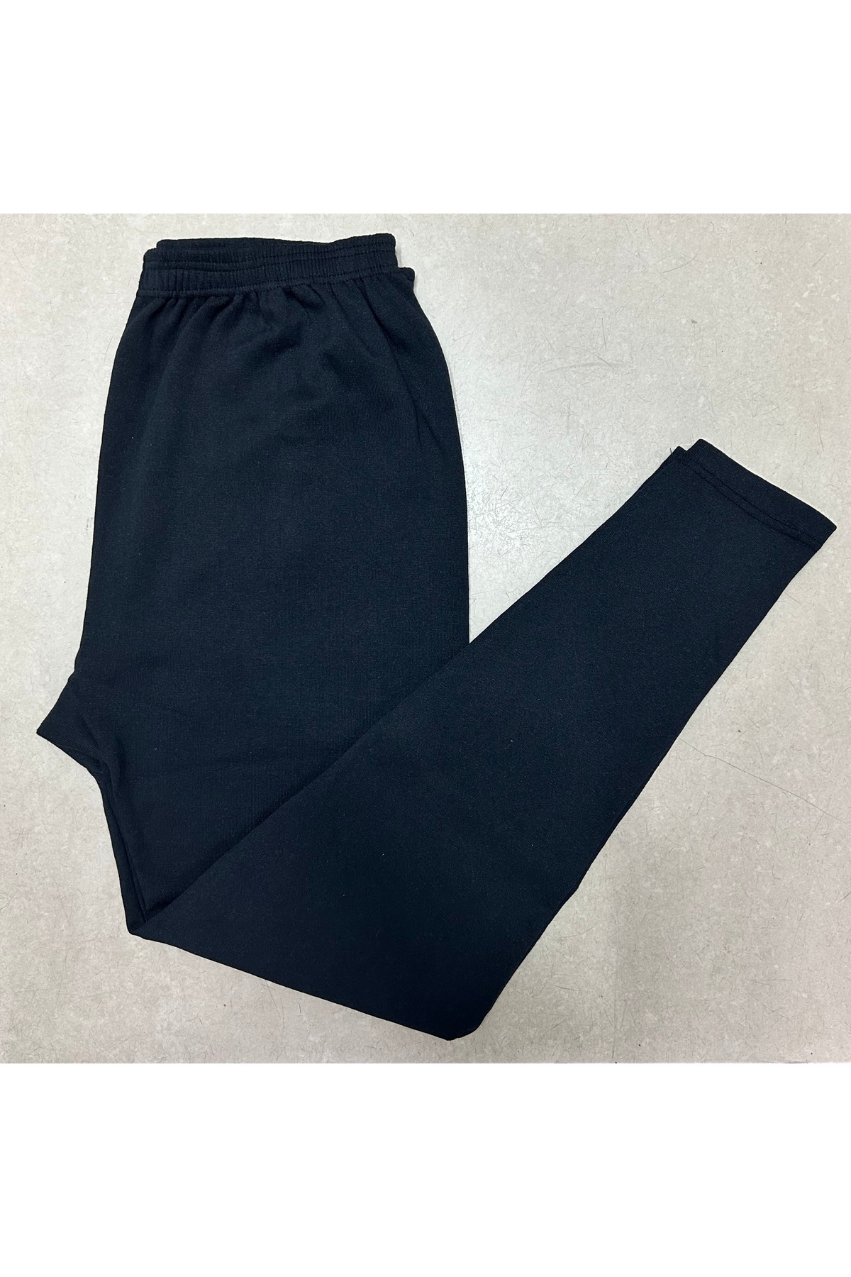 Kuryıldız Unisex Siyah Pamuklu Şardon İçlik Tayt
