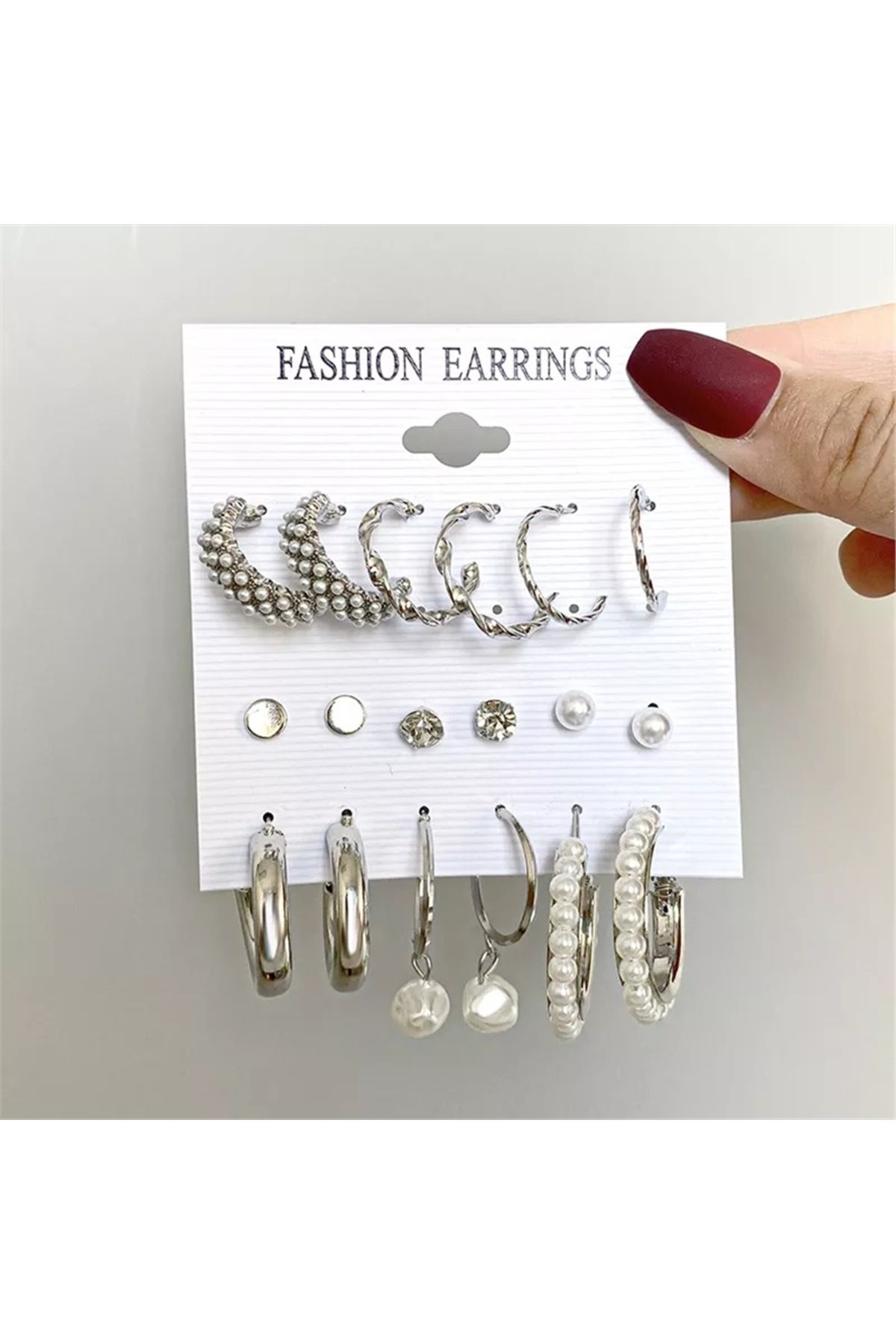 Silver discount fashion earrings