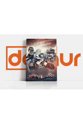 Dovaur F1 Legends Michael Schumacher, Ayrton Senna, Niki Lauda Formula 1 Özel...