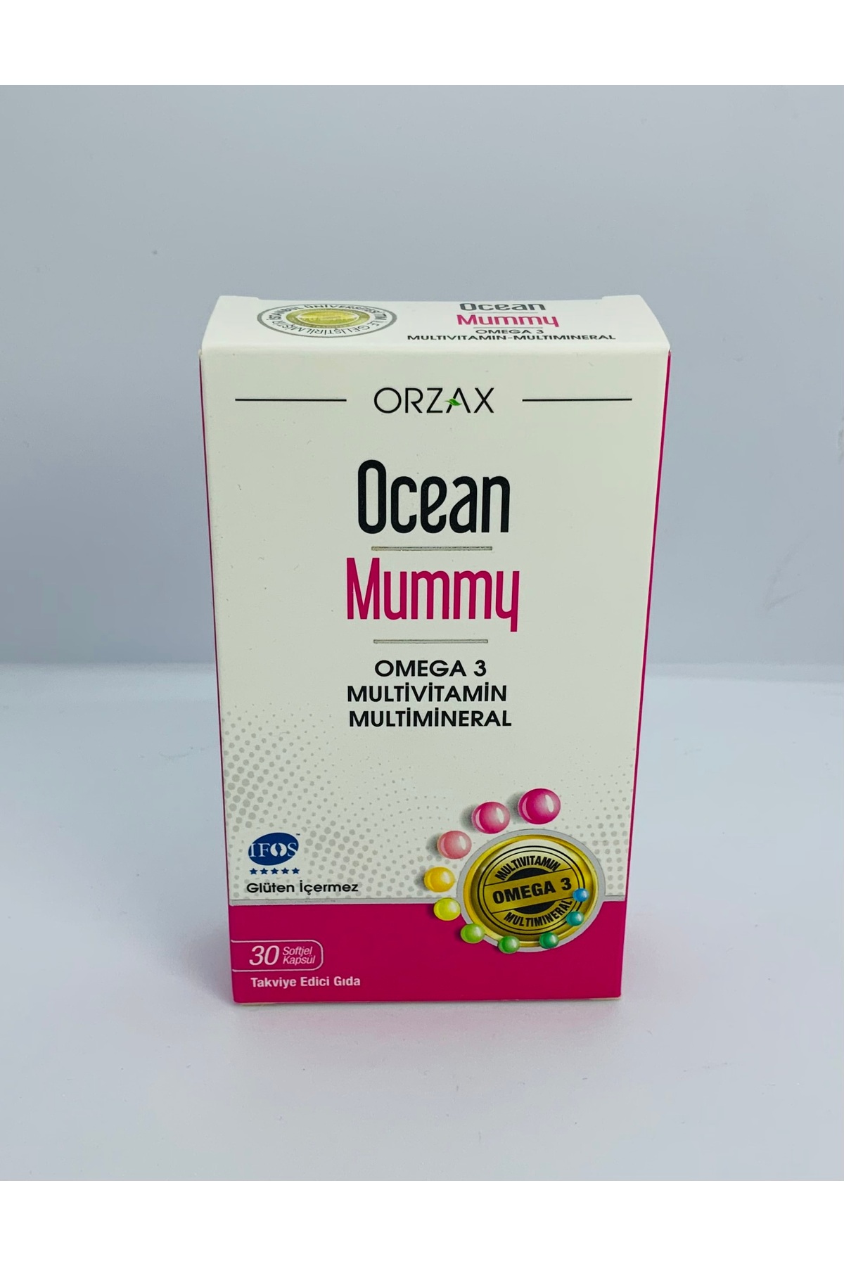 Sea-three7 30枚セット Orzax Ocean Mummy Omega 3 Multivitamin Multimineral 30 Softjel