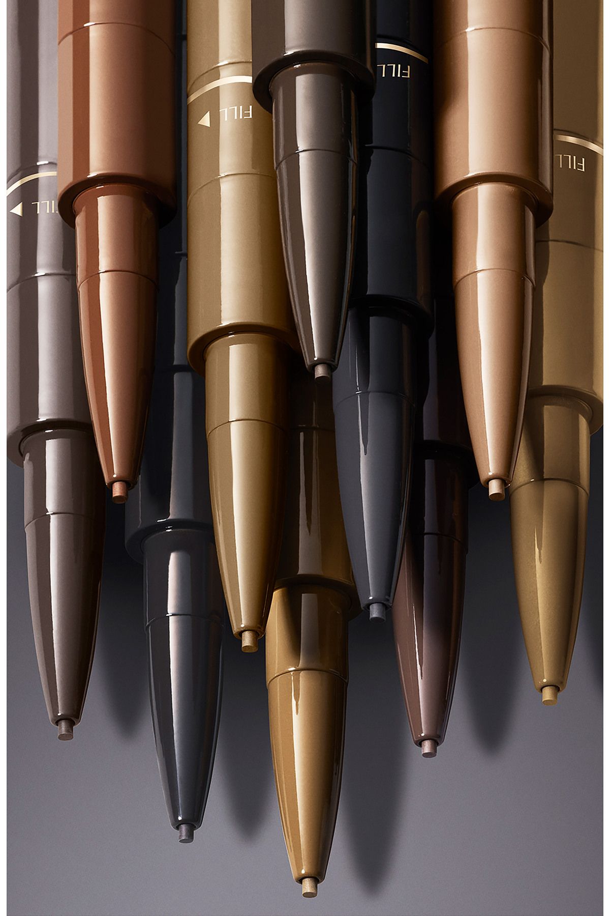 Estee Lauder-BrowPerfect 3D - قلم حواجب، قلم حواجب الكل في واحد، متعدد الاستخدامات، 04 رمادي داكن 8