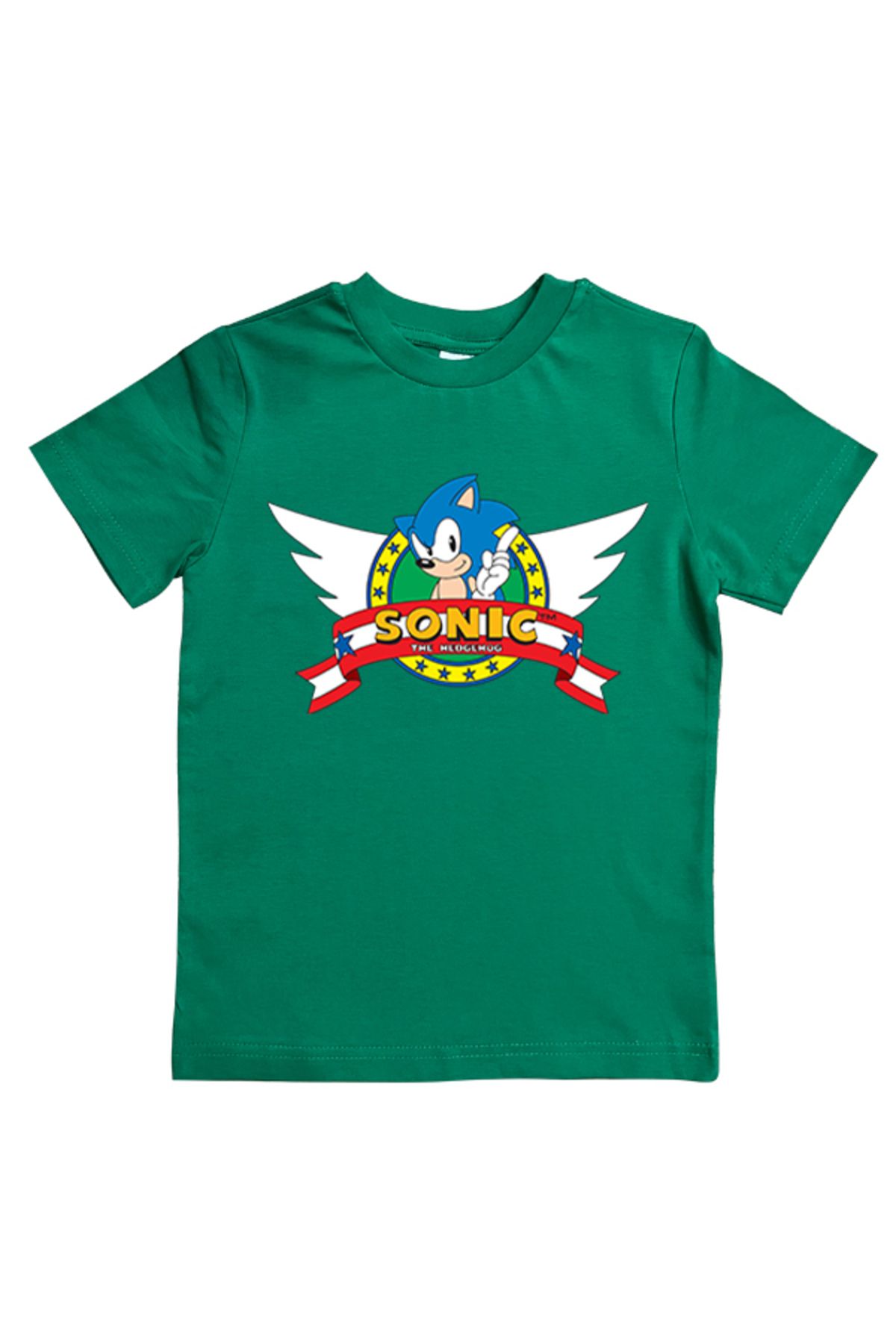 Sonic Tricou Pentru Copii De Vară - Imprimat, Bumbac Pieptănat Unisex - 11–12 years