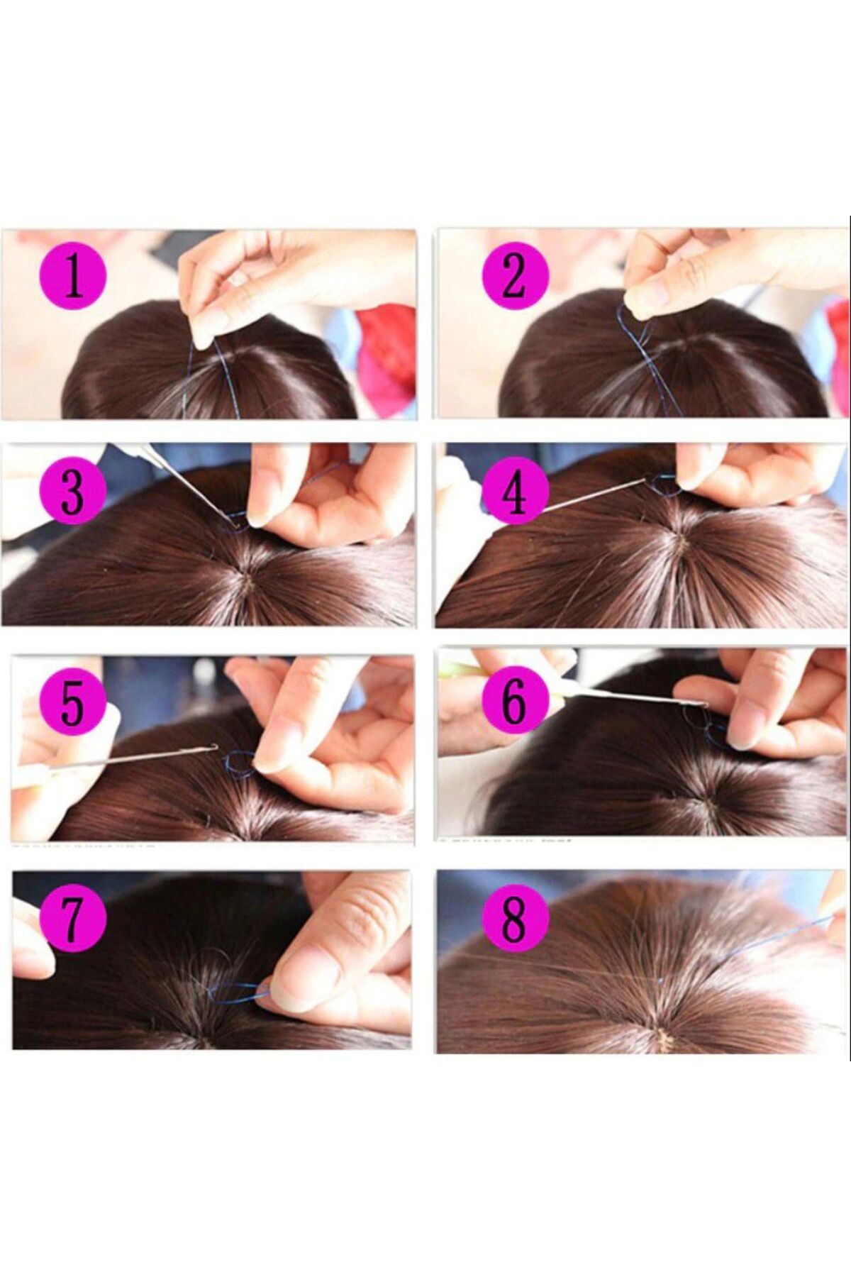 Akdenizpos Co01 Hair Tinsel / Saç Simi / Siyah (Yeni)