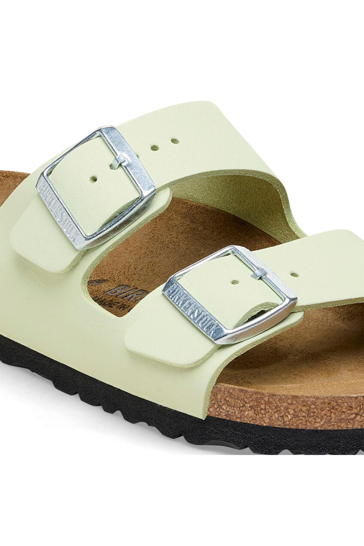 دمپایی بیرکن استاک زنانه نوبوک زرد  راسته      لباس خانگی | Birkenstock 1026710 DE - تصویر 6