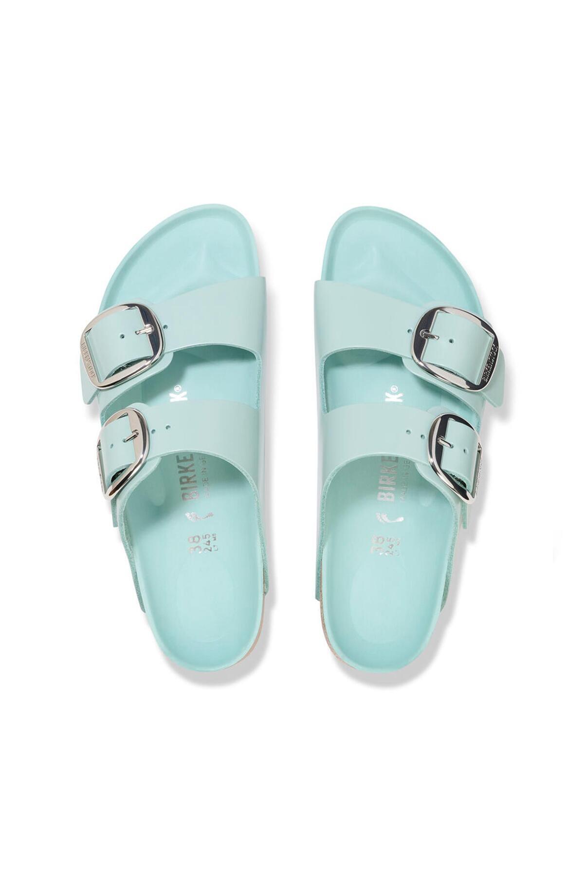دمپایی بیرکن استاک زنانه  سبز  راسته      لباس خانگی | Birkenstock 1026495 DE - تصویر 3