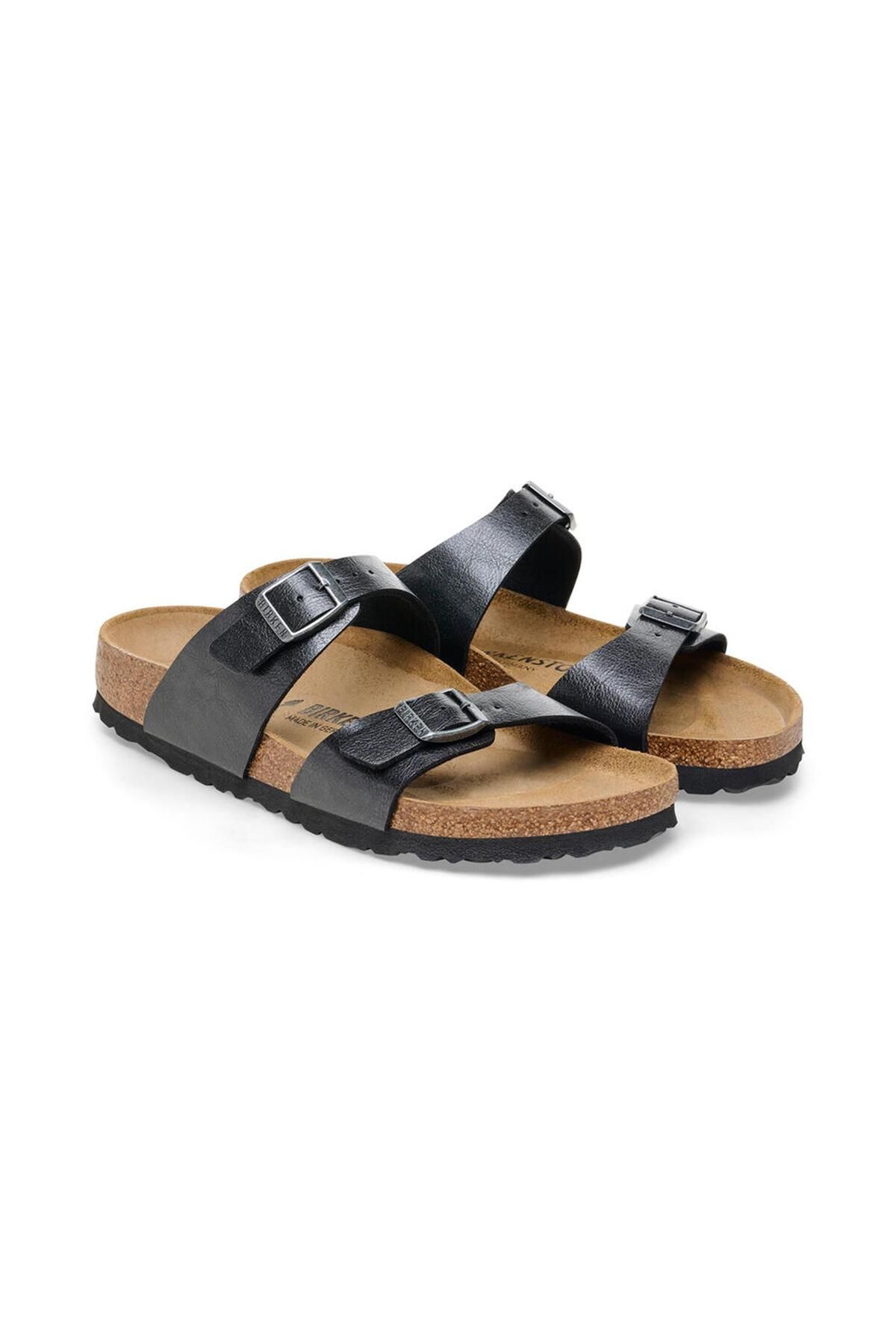 دمپایی خاکستری زنانه سیدنی BF برازنده اورجینال Birkenstock