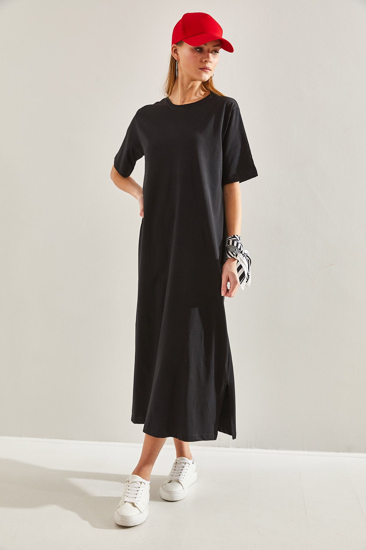 Bianco Lucci-Damen Double Basic Kleid 3