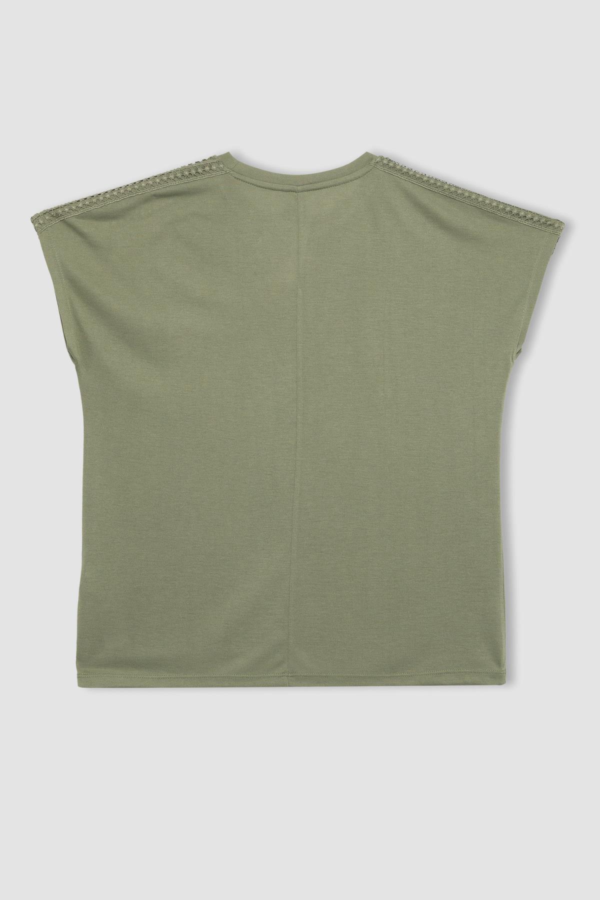 تی شرت زنانه دفاکتو | C2381AX24SP Defacto - Image 3