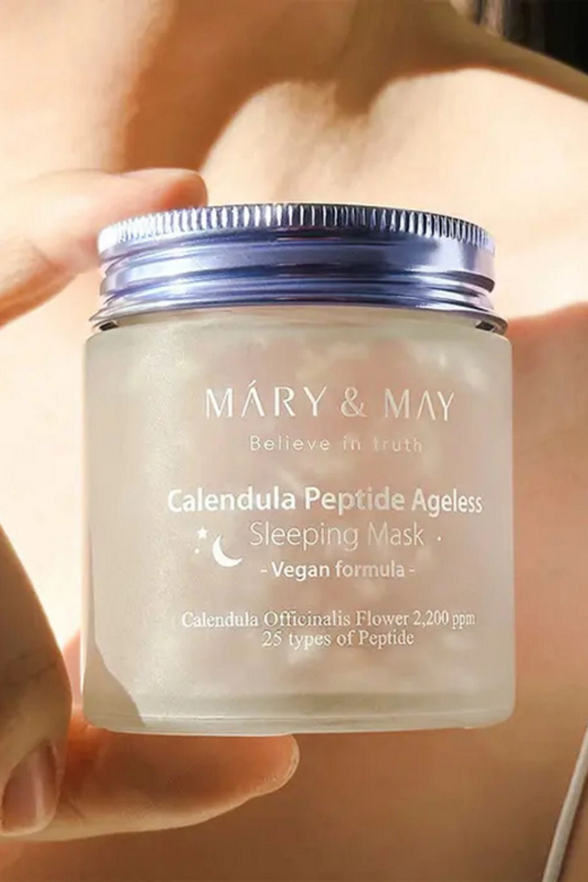 ماسک صورت MARY & MAY CALENDULA PEPTIDE AGELESS SLEEPING 110 گرم Mary & May