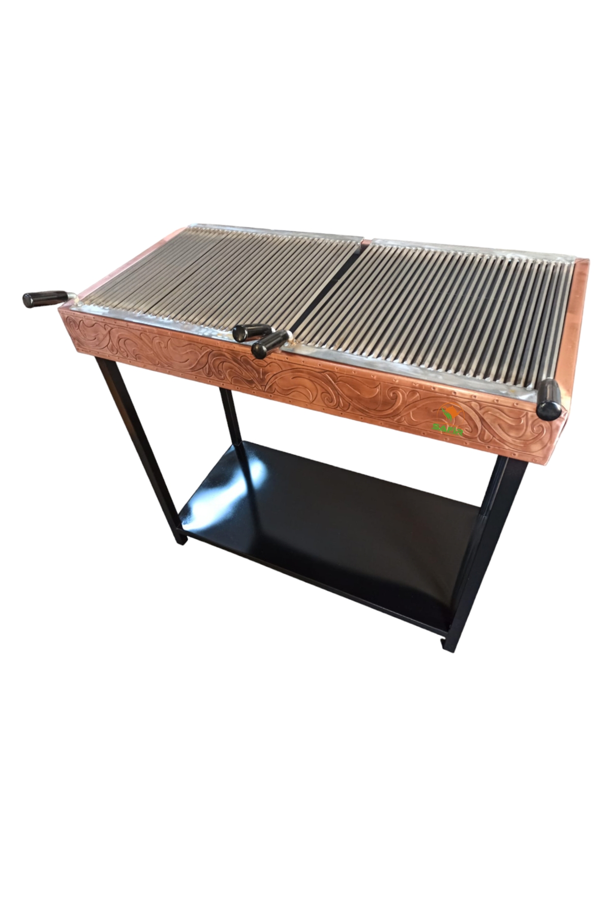 Bakır Mangal Bakır Kebap Ocağı Bakır Barbekü Bakır Izgara Ayaklı bakır mangal ızgara teli kapaklı 3