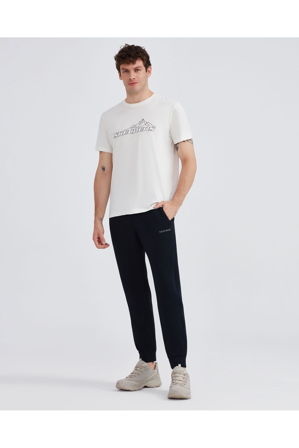 Skechers sweatpants hotsell grey