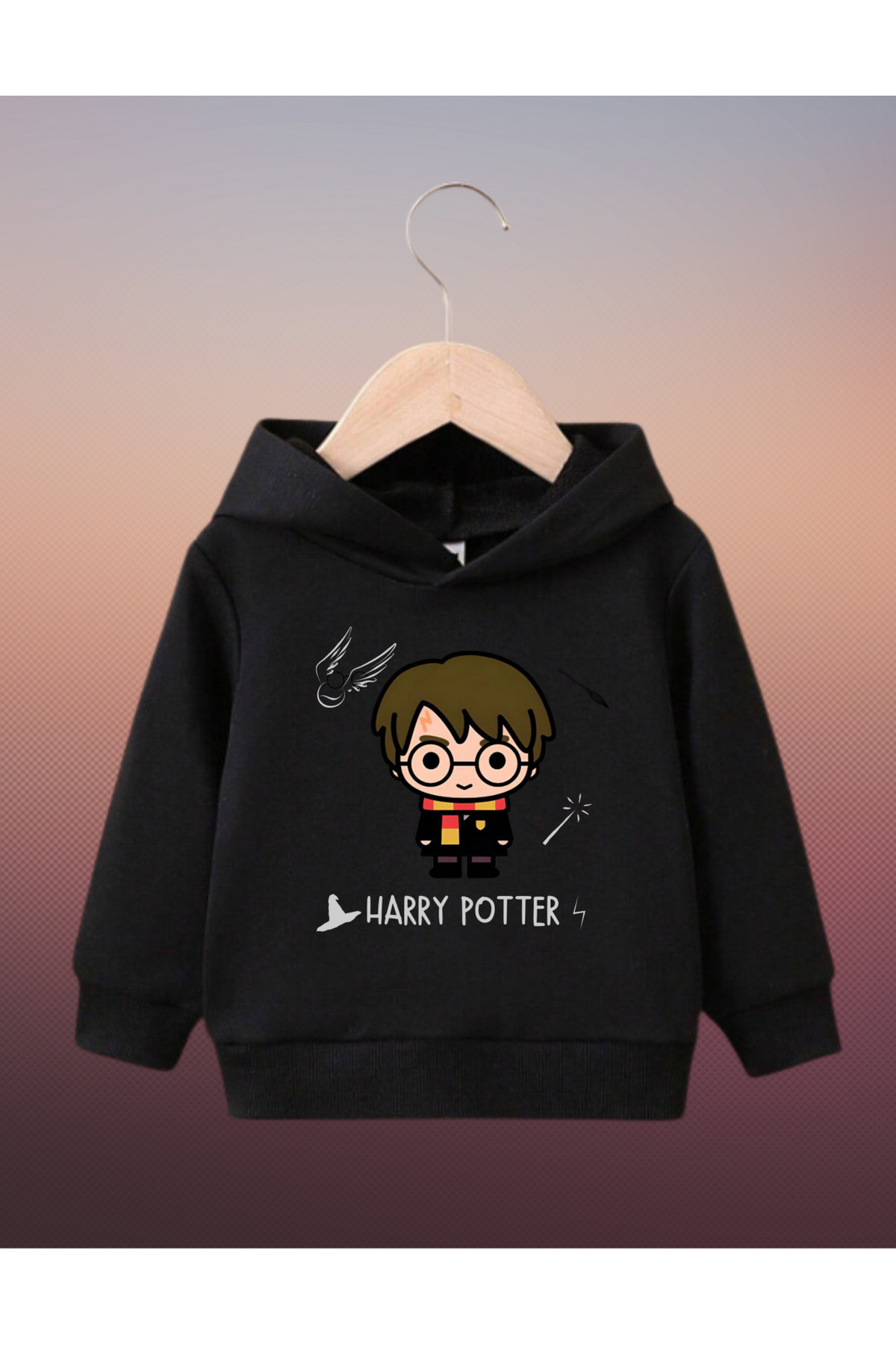 سویشرت پسرانه مشکی AEMİ | Harrypotterçocuk-aemi اورجینال - تصویر 2