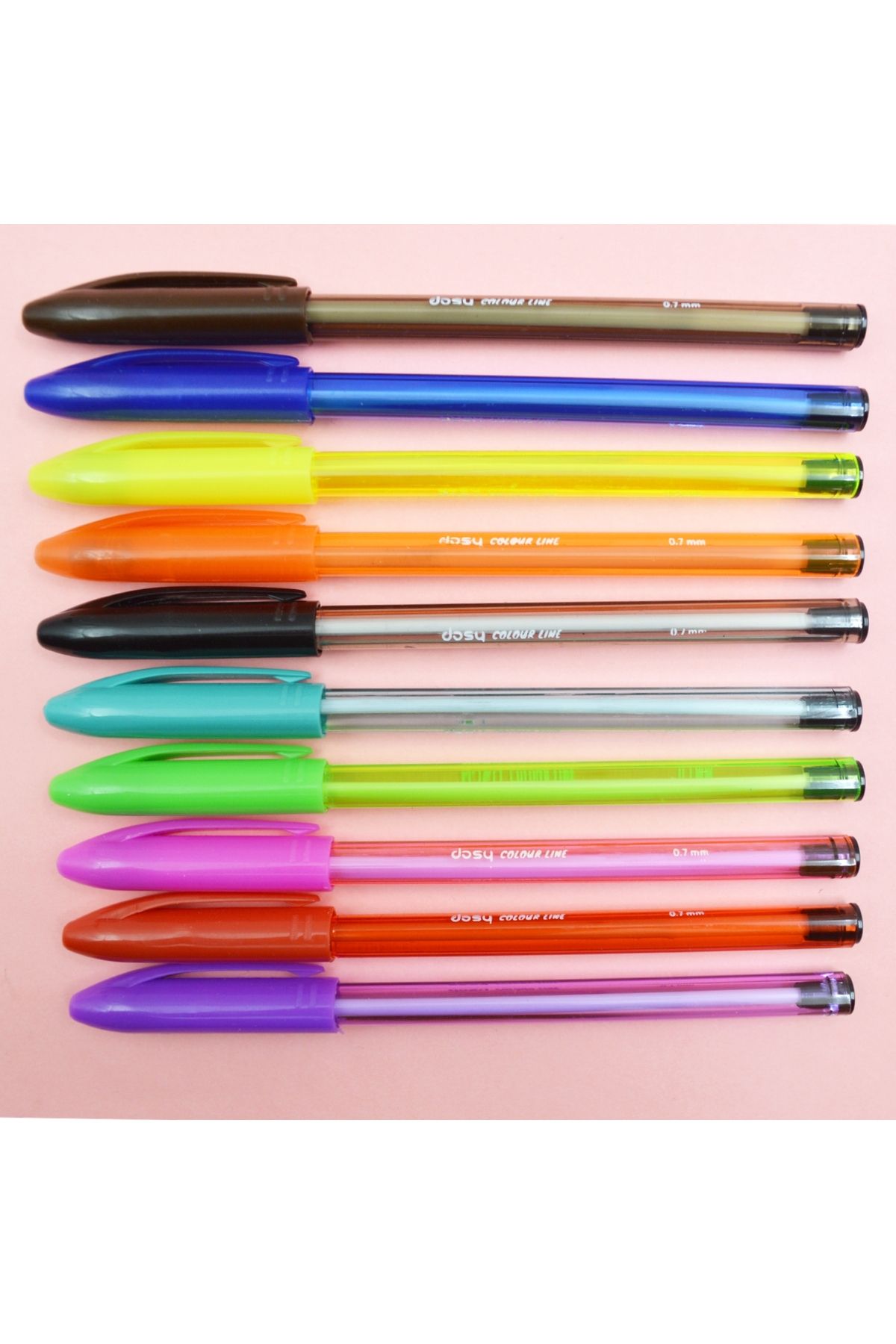 Dosy-Colorline Ballpoint Pen 0.7 Mm Set of 10 with Blister 5