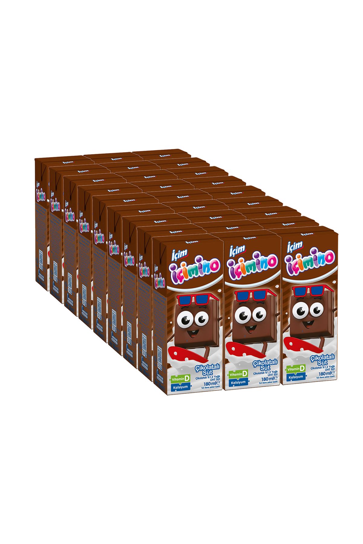 İçim İçimino Çikolatalı Süt 180 ml 27 li Koli