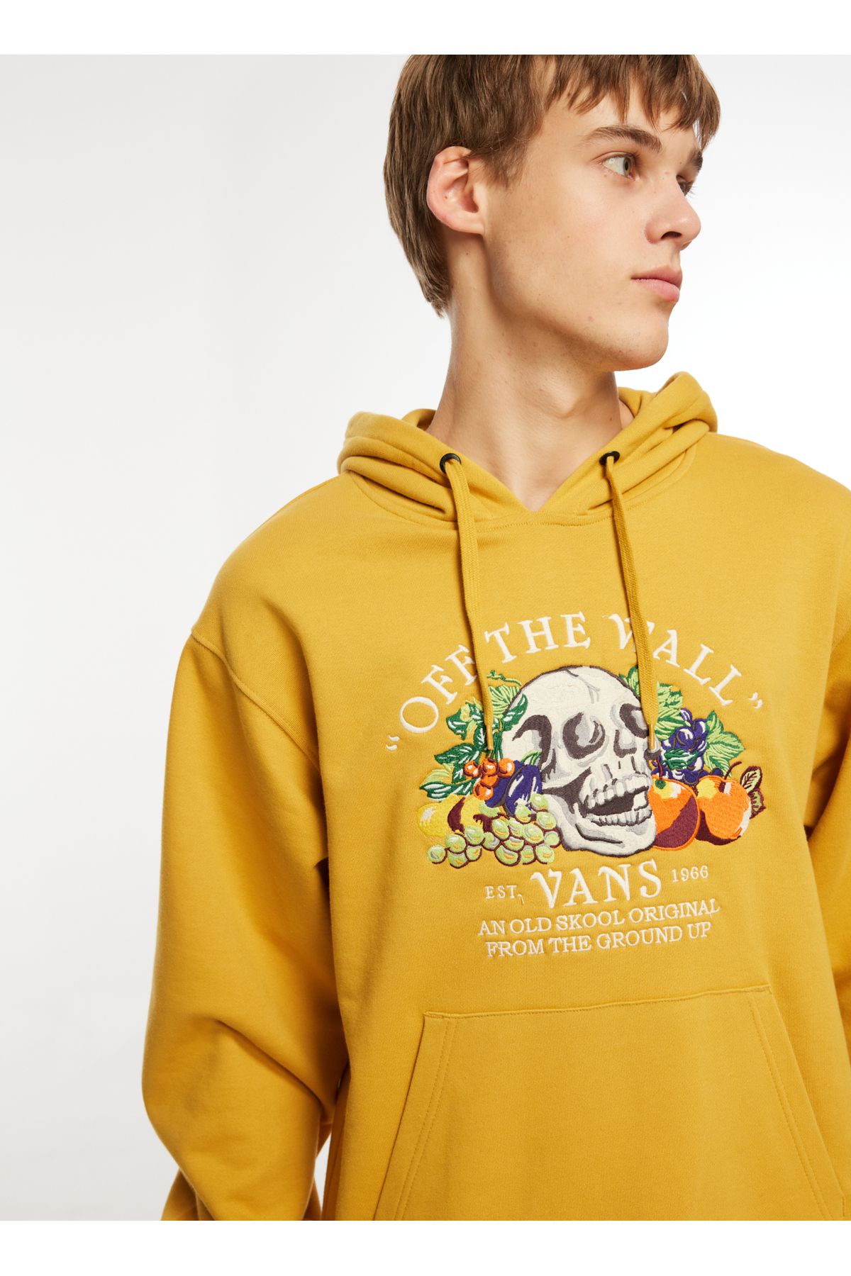 Yellow vans sweatshirt hot sale