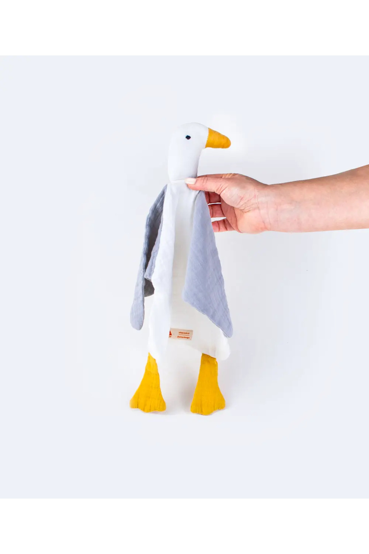 UTOYDESIGN Ördek Uyku Arkadaşı Organik Müslin Kumaş