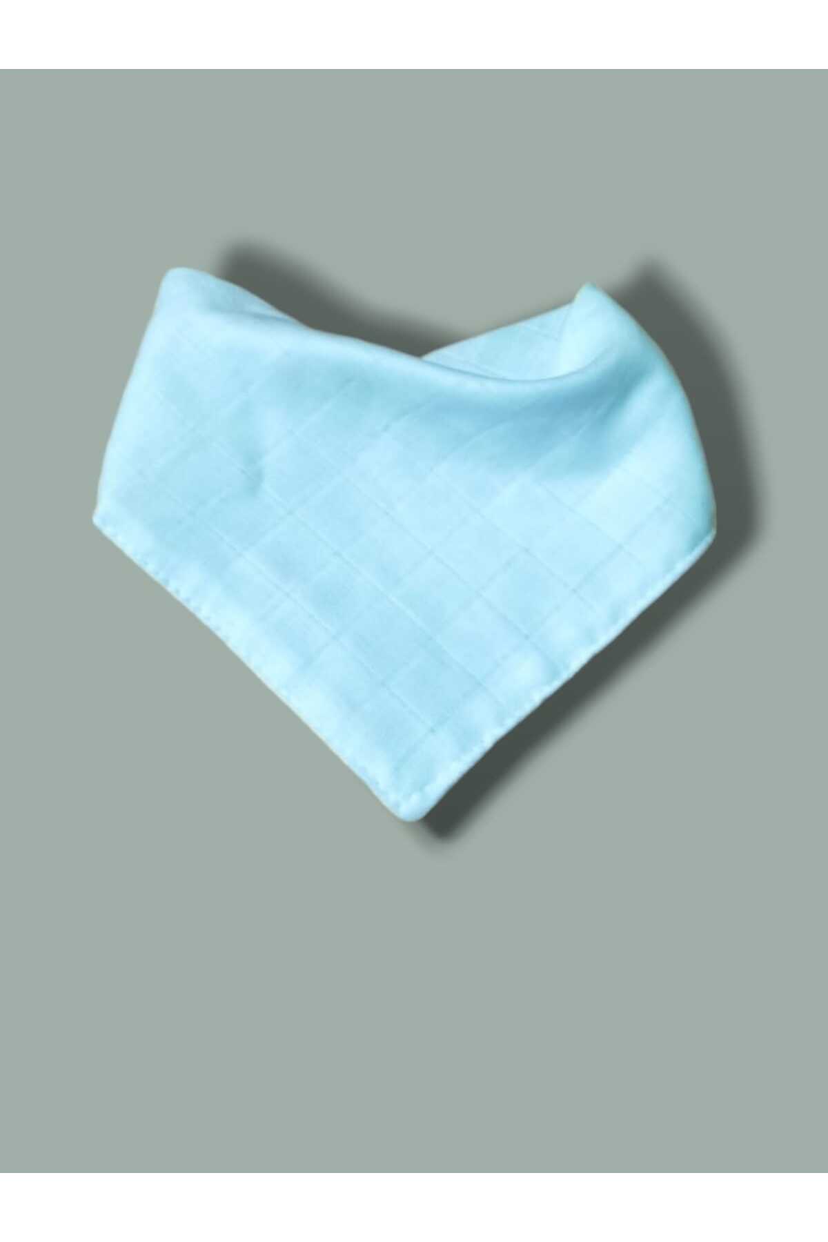 sağel 6 Adet %100 Pamuk Müslin Kumaş Bebek Ağız Mendili Ve 1 Adet Mama Önlüğü fotoğrafı 4 (önizleme)