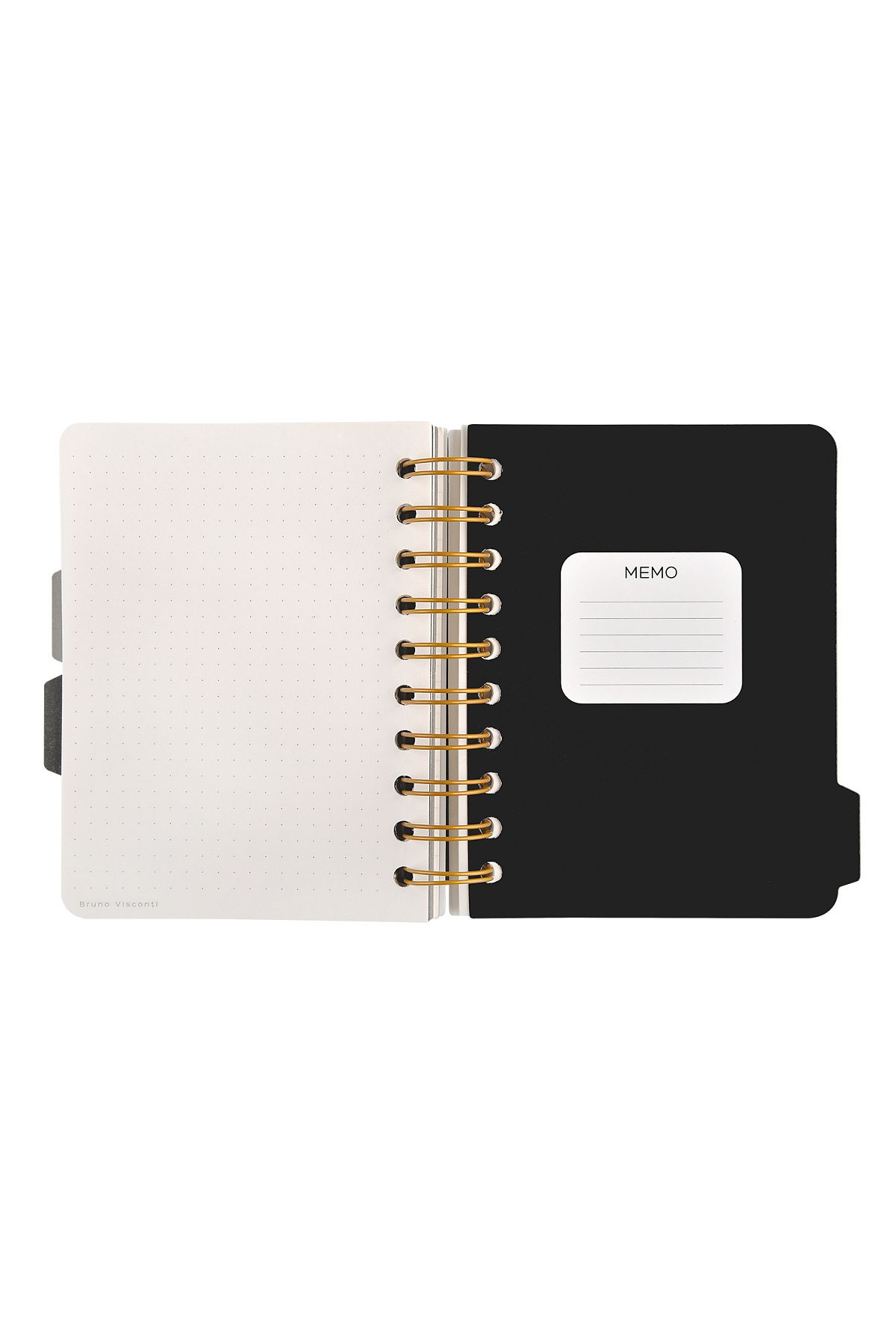 Bruno Visconti-Spiral Notebook A5 with 4 Bookmarks, 30 MakeStriped, 30 MakeStriped, 30 MakeDotted, 30 MakeStraight 8