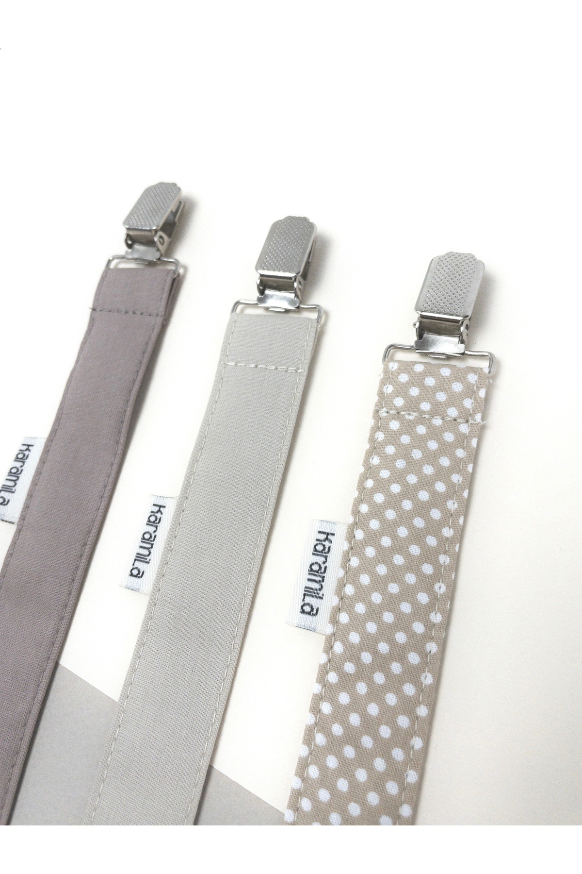 KARAMİLA 3’lü Set Bebek Emzik Askısı - Emzik Zinciri fotoğrafı 2 (önizleme)