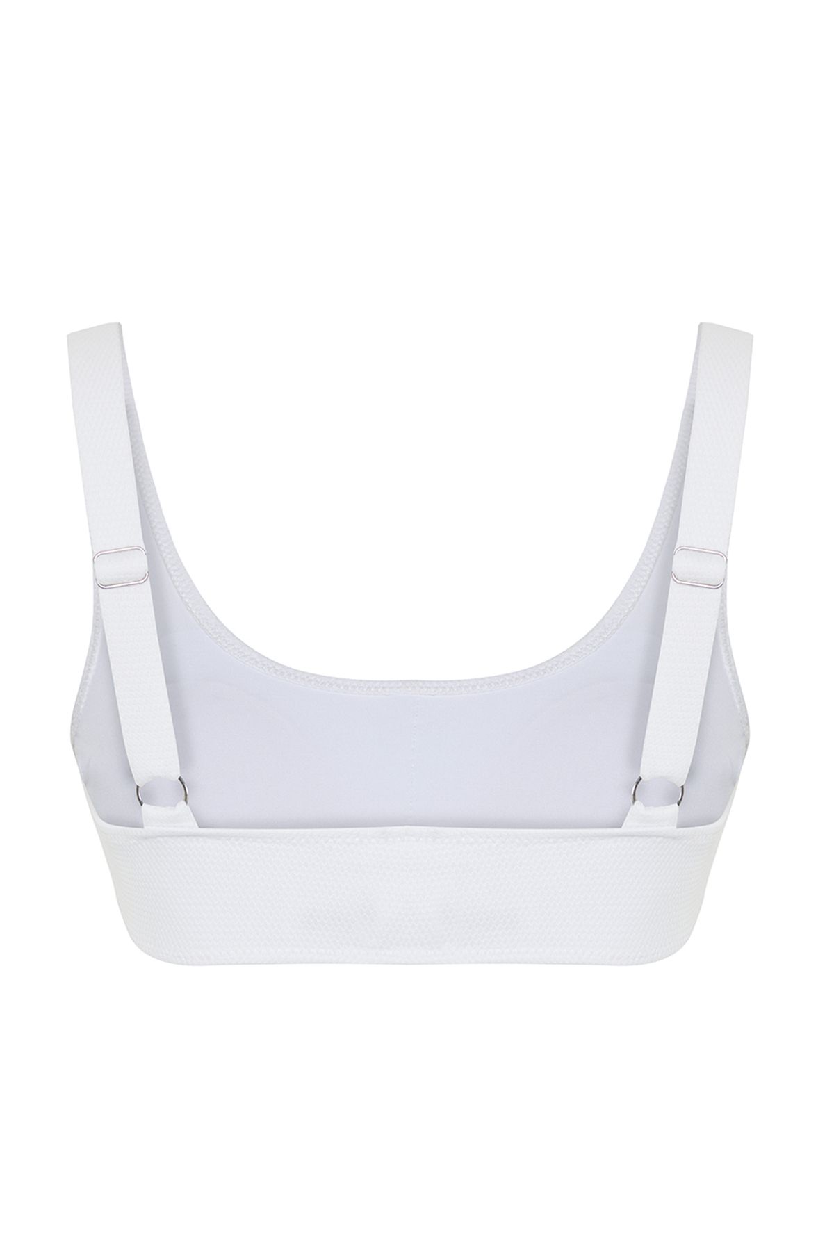 Trendyol Collection-Fehér Bralette texturált bikinifelső TBESS24BU00063 9