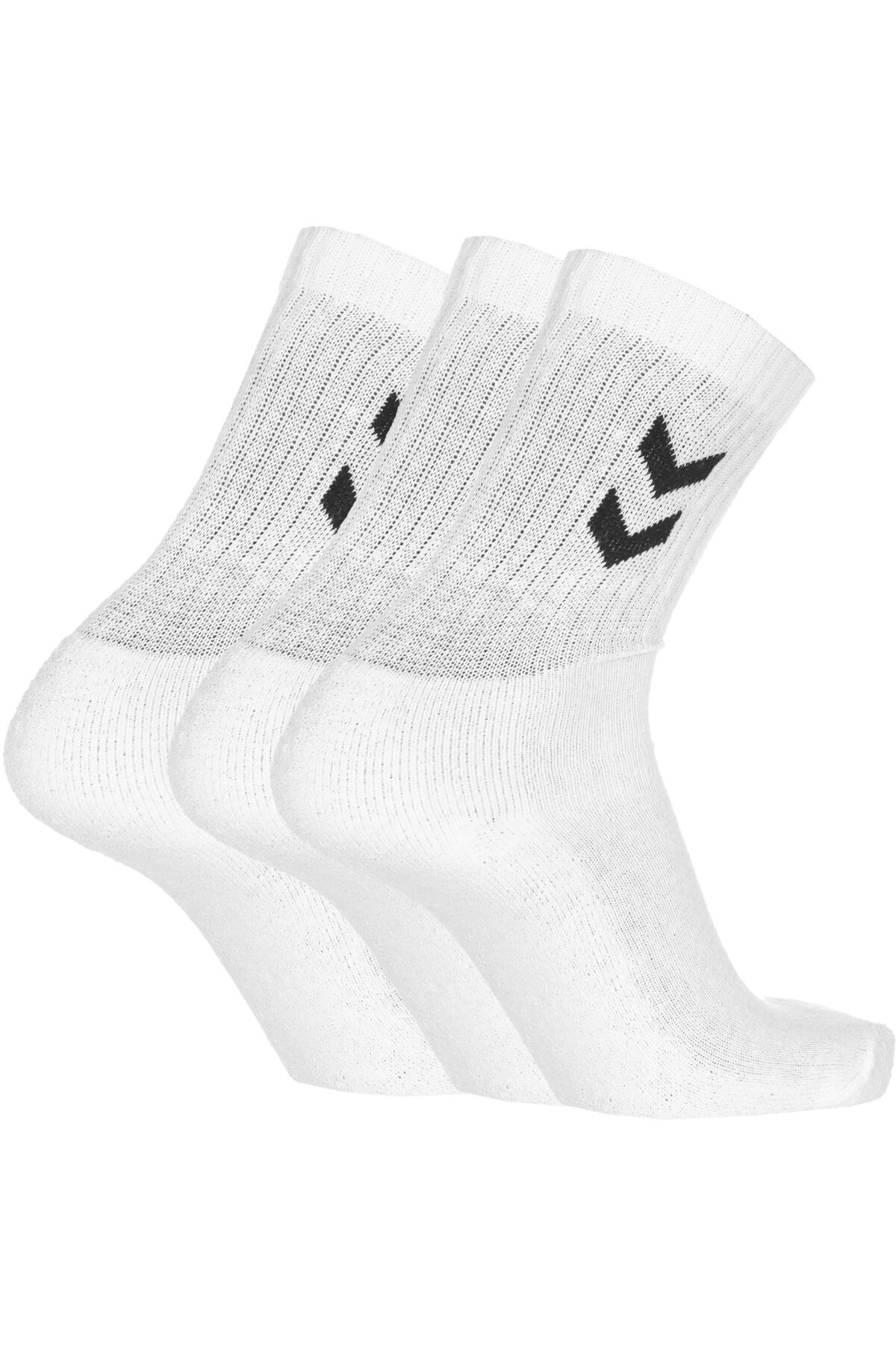 جوراب هامل مردانه پنبه ای سفید  گرادیان     میانه اسپرت | hummel 6029440 PK - تصویر 2