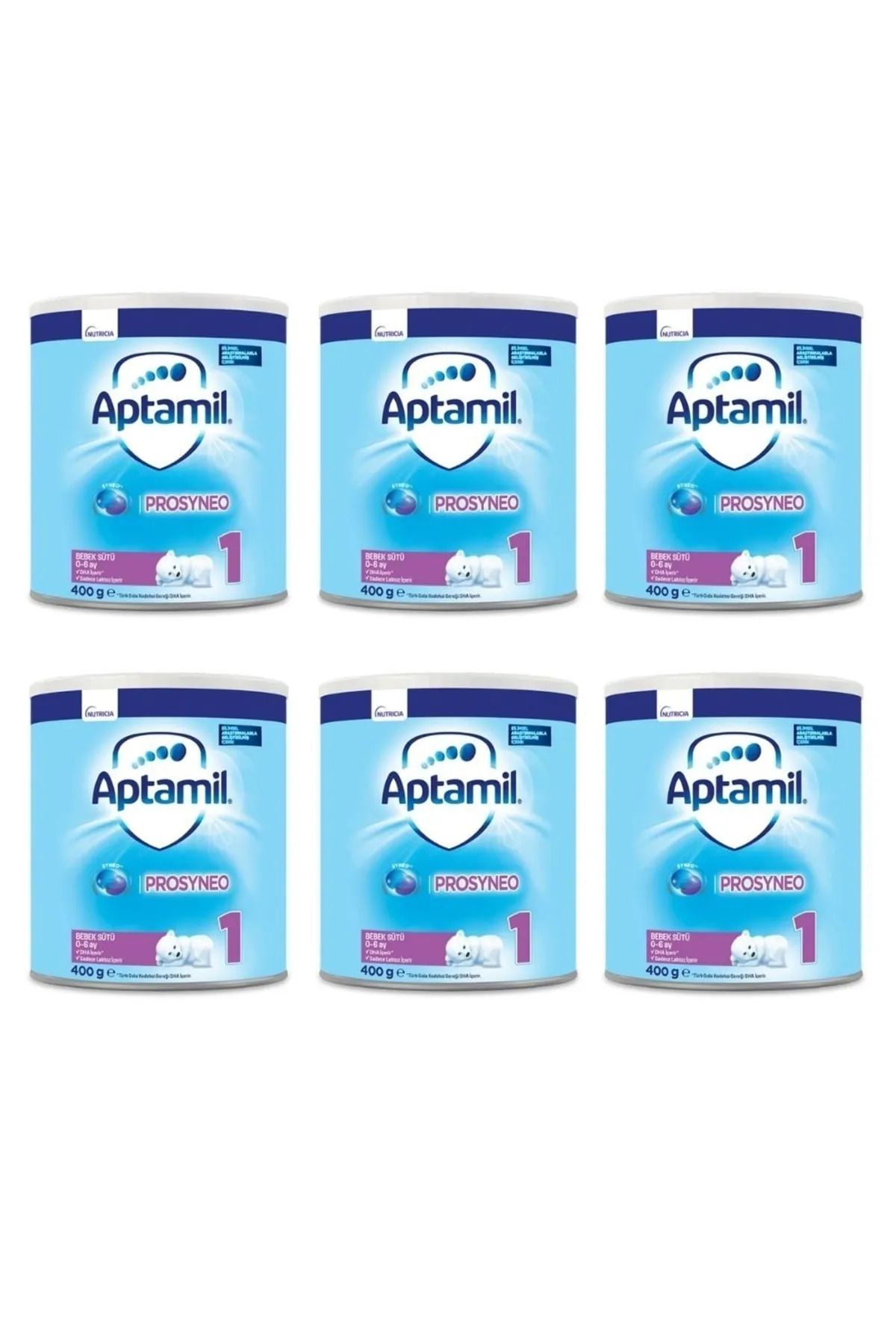 Aptamil Prosyneo 1 Numara 400 GR 0-6 Ay 6`lı Avantaj Paketi (2400GR)
