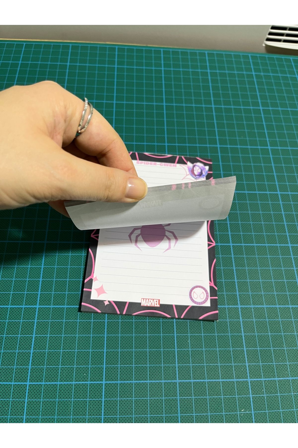 Cuppy Box-Spiderman A6 Size Checked Notebook 5