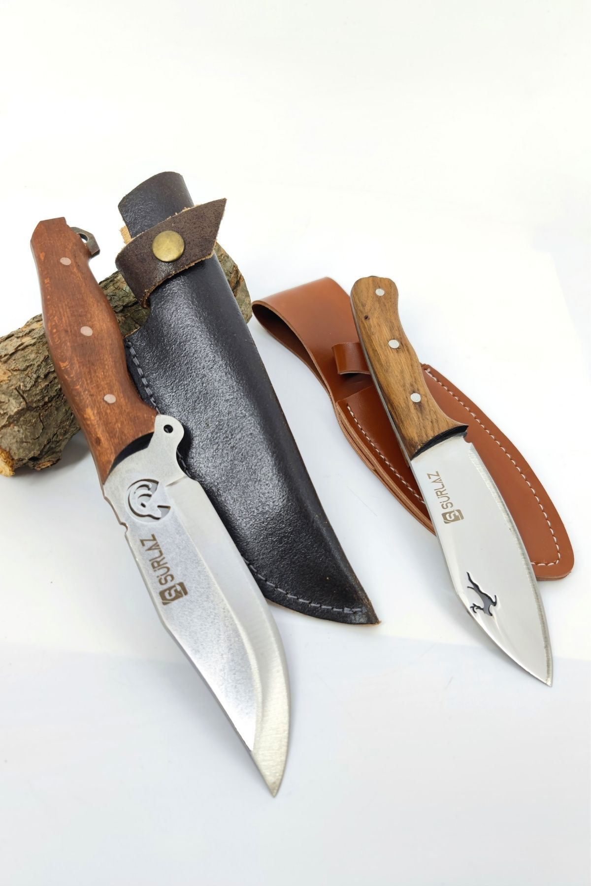 SürLaz Isme Özel Kamp Mutfak Bıçak Geyik Ve Goat Seri Outdoor Bıçak 2 ...