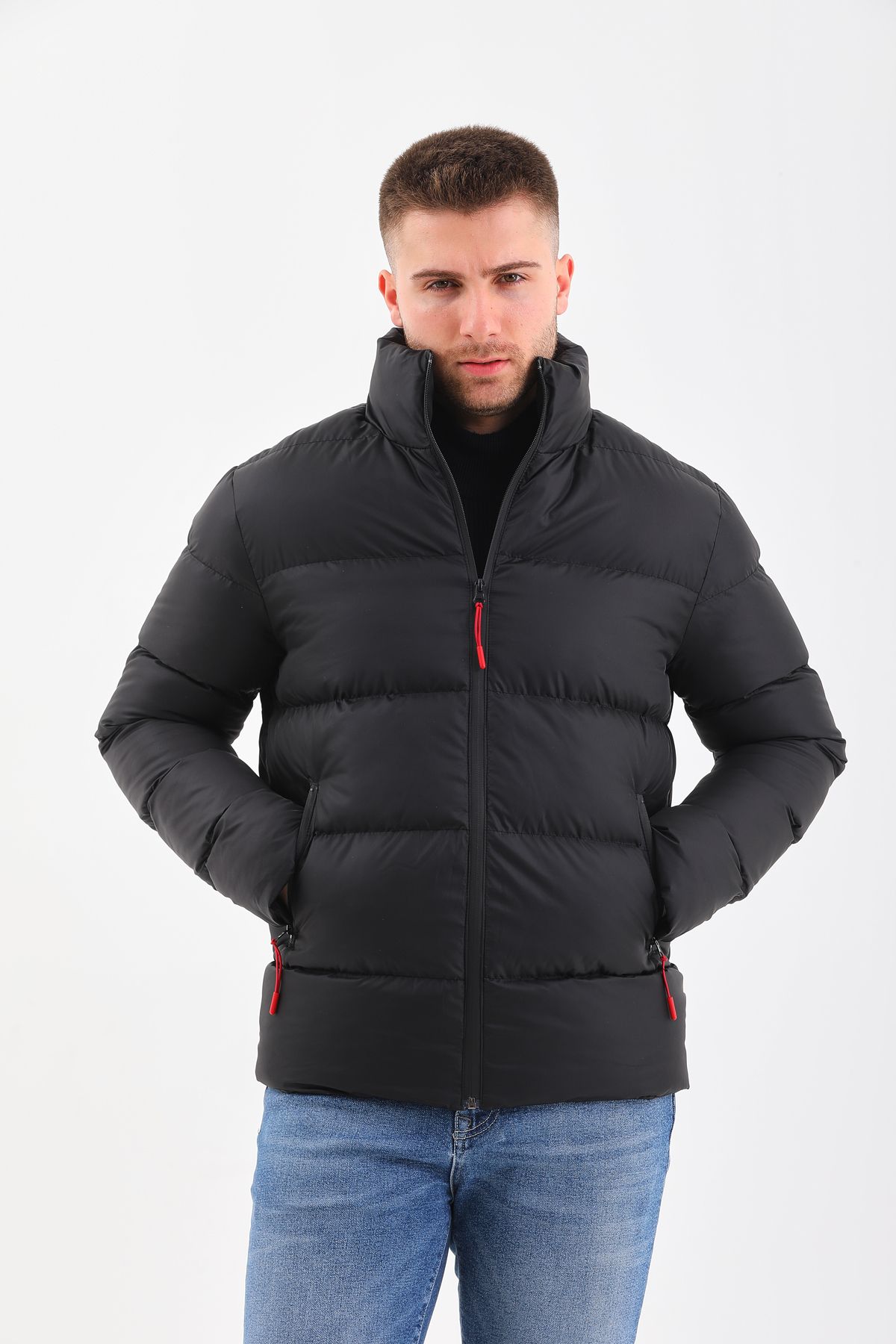 ÖNDER MODA Erkek Su Ve Rüzgar Geçirmez Kışlık Mont Şişme Mont 106