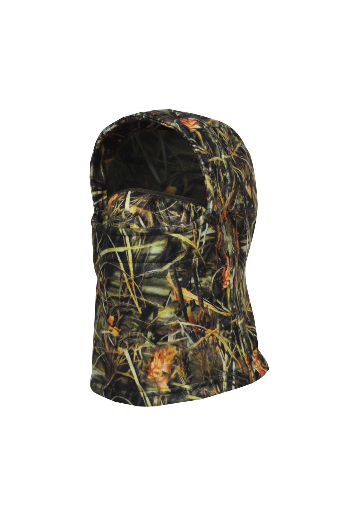 dkmoutdoor Polar Sazlık Desenli Çok Fonksiyonlu Yarı Açılır-kapanır Avcı Kar Maskesi-balaklava